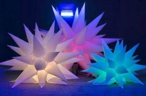 2m Led Inflatable Star Party Decor With Led Rgb Inflatable Decoration Wedding A