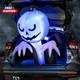 3.6 Ft Halloween Trunk Or Treat Inflatable Car Decorations Kit, Blow Up Pumpkin