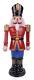 3 Ft Animated Nutcracker Soldier Blue Outdoor Christmas Yard Decor Blow Mold