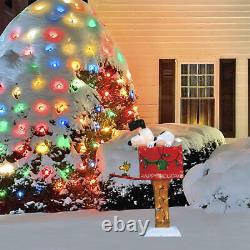 3 Ft Peanuts Snoopy & Woodstock Lighted Christmas Holiday Yard Outdoor Decor