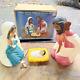 3 Pc. Blow Mold African American Nativity Set General Foam Mary Joseph Jesus Usa