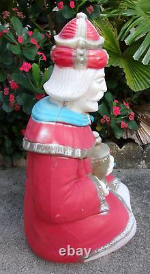 3 Pc WISE MEN Blow Mold Christmas Yard Vintage Nativity Magi King HUGE 35PickUP