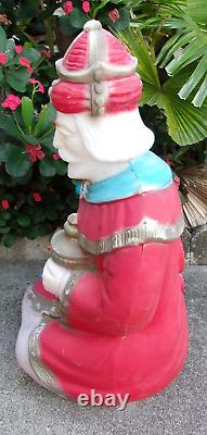 3 Pc WISE MEN Blow Mold Christmas Yard Vintage Nativity Magi King HUGE 35PickUP