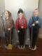 3 Three Stooges Blow Mold Larry, Curly, Moe Don Featherstone Blowmold Excellent
