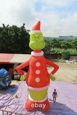 30FT Inflatable Christmas Grinch Xmas Holiday Decoration WithFan In Stock in U. S