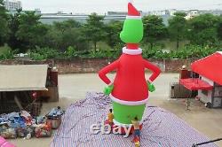 30FT Inflatable Grinch Christmas Xmas Holiday Decoration WithFan In Stock in U. S