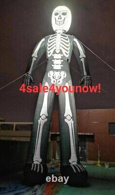 32' Foot Led Inflatable Skeleton Halloween Custom Made One Of A Kind