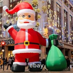 33Ft Giant Premium Christmas Inflatable Santa Claus For Outdoor Holiday Decor