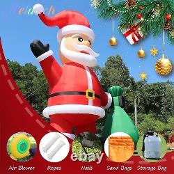 33Ft Giant Premium Christmas Inflatable Santa Claus For Outdoor Holiday Decor