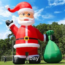 33Ft Giant Premium Christmas Inflatable Santa Claus For Outdoor Holiday Decor