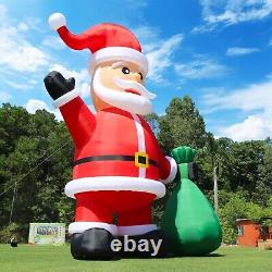 33Ft Giant Premium Christmas Inflatable Santa Claus For Outdoor Holiday Decor