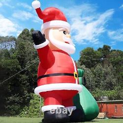 33Ft Giant Premium Christmas Inflatable Santa Claus For Outdoor Holiday Decor