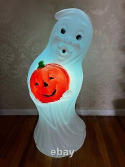 34 Blow Mold Halloween Ghost Pumpkin General Foam Plastics