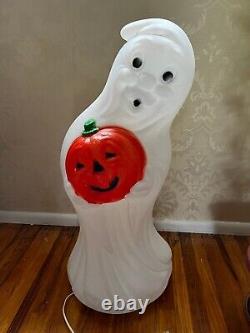 34 Blow Mold Halloween Ghost Pumpkin General Foam Plastics