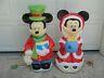 34 Disney Mickey & Minnie Mouse Lighted Christmas Outdoor Blow Mold Yard Decor