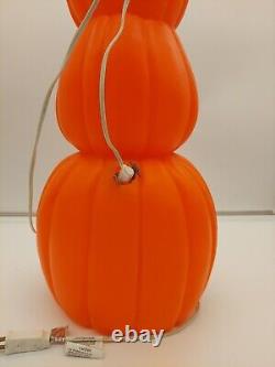 34 Don Featherstone Stacking Pumpkins Totem Pole Blow Mold Tested Mint W Cord