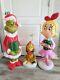 36 Cindy Lou Who And Grinch With 24 Max Christmas Blow Mold New Set Of 3