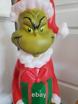 36 Cindy Lou Who and Grinch with 24 Max Christmas Blow Mold New Set Of 3