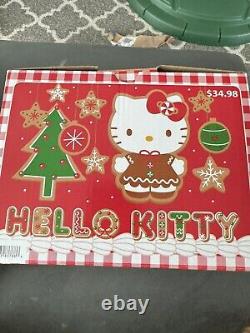 4.5' Lighted Gingerbread Hello Kitty Sanrio Inflatable