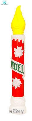 40in. Noel Candle Blow Mold Outdoor Christmas Display Holiday Yard Home Decor