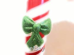 42 Lighted Christmas Candy Cane Blow Mold Plastic Yard Decoration