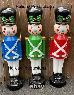42 Lighted Christmas Toy Soldier Blow Mold Display Figure New Choice Of Color