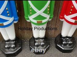 42 Lighted Christmas Toy Soldier Blow Mold Display Figure New Choice Of Color