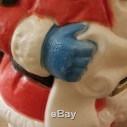 42 Santa's Best Santa Christmas Blow Mold Yard Decor Saint Nick Toy Vtg Rare