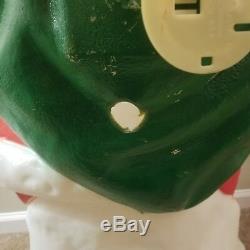 42 Santa's Best Santa Christmas Blow Mold Yard Decor Saint Nick Toy Vtg Rare