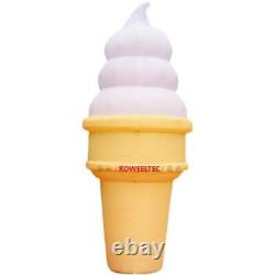 4m Inflatable Lighted Ice Cream Balloon Advertising with blower ul#