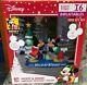 5 1/2 Ft Mickey & Minnie Mouse Kisses Airblown Christmas Yard Disney Inflatable