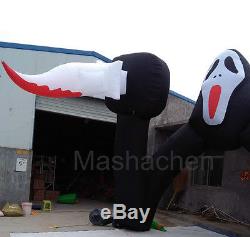 5.2m/17' Halloween Scary Terrify Ghost Inflatable Arch Advertising Celebration
