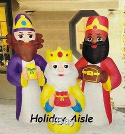 5.5 Ft THREE KINGS Christmas Airblown Yard Inflatables NATIVITY