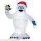 5.5 Ft Tall Inflatable Airblown Bumble Abominable Snowman Holding Star New