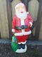 5' Foot Blow Mold Santa Claus General Foam Plastic 60 Inch