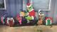 5 Pc. Grinch Inspired / Whoville Inspired Christmas Wooden Yard Signs