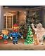 5 Pc Pre Lit Rudolph, Bumble Tree, Hermey, & Yukon Cornelius Outdoor Christmas