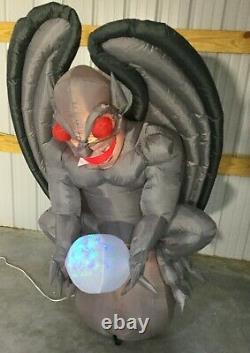 5ft Gemmy Airblown Inflatable Prototype Halloween Gray Gargoyle #73895