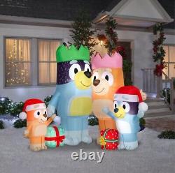 6.5 Ft BLUEY HEELER FAMILY CHRISTMAS AIRBLOWN YARD INFLATABLE PRE SALE