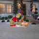 6.5' The Grinch And Max Scene Christmas Airblown Lighted Yard Inflatable