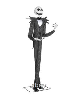 6.5 ft Animated Disney Jack Skellington Animatronic Animated Halloween Prop NRFB 6.5 ft Animated Disney Jack Skellington Animatronic Animated Halloween Prop NRFB