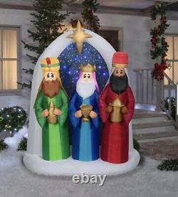 6.5 ft Three Kings 3 Wisemen Scene Holiday Airblown Inflatable