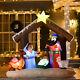 6' Christmas Inflatable Decoration With Bible Arch Of Jesus' Birth Home Decor