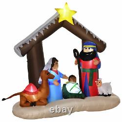 6' Christmas Inflatable Decoration with Bible Arch of Jesus' Birth Home Decor