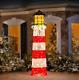 6 Foot Outdoor Lighted Pre Lit Lighthouse Christmas Sculpture Yard Decor