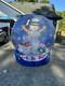6 Ft Airblown Gemmy Inflatable Snow Globe Snowman Christmas Let It Snow Read