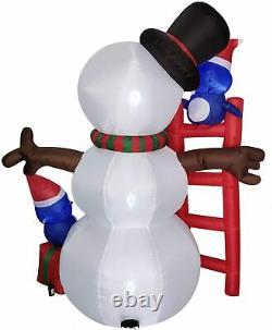 6 FT Christmas Inflatable Blow Up Snowman & Penguins with LED Lights Yard Decor