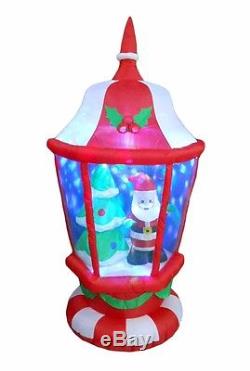 6 Foot Christmas Inflatable Lantern & Santa Claus X'mas tree Outdoor Decoration
