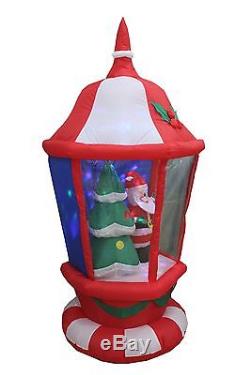 6 Foot Christmas Inflatable Lantern & Santa Claus X'mas tree Outdoor Decoration