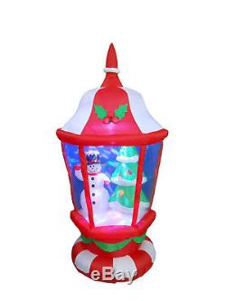6 Foot Christmas LED Inflatable Lantern Snowman & X'mas tree Outdoor Decoration